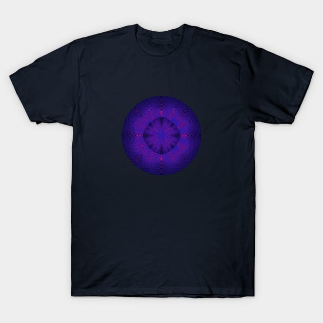 Purple starburst, big bang T-Shirt by Bailamor